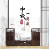 新中式电视柜高低柜实木客厅家具金丝檀木柜子